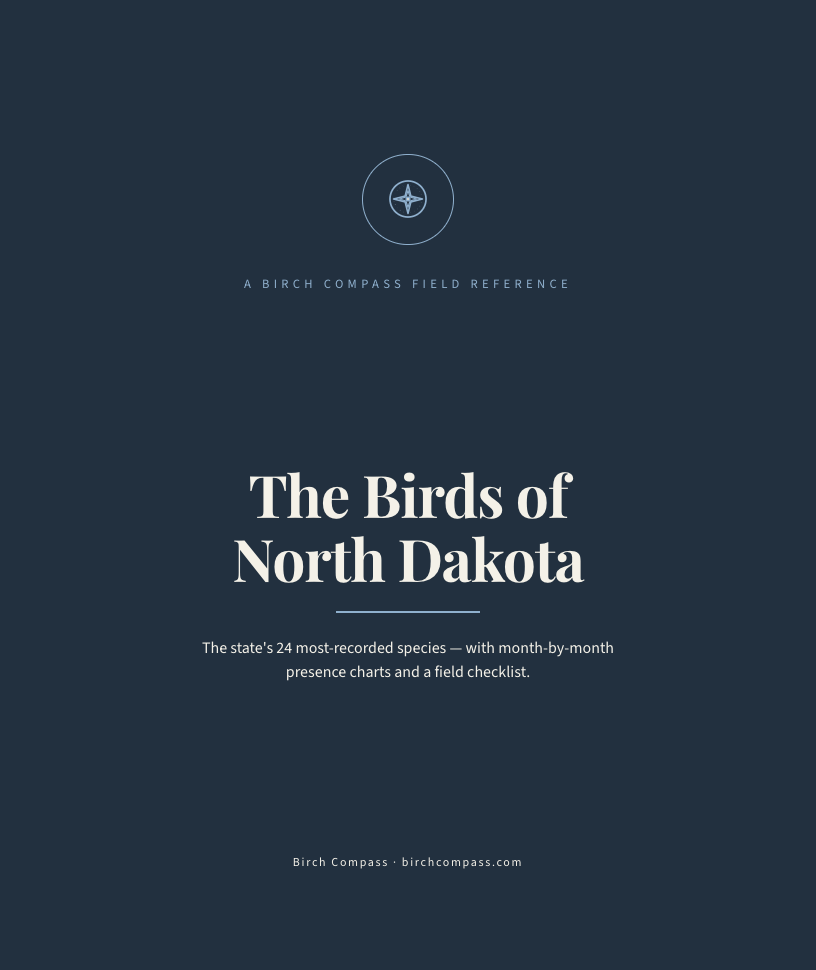 The cover of Birds of North Dakota