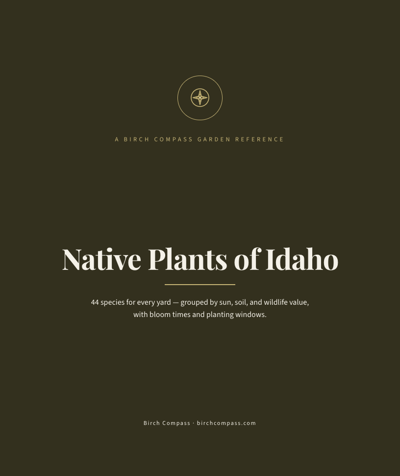 The cover of Native Plants of Idaho