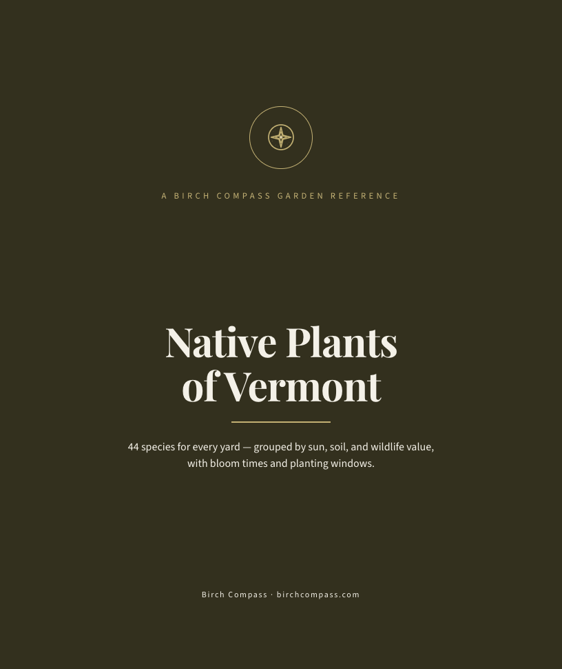 The cover of Native Plants of Vermont