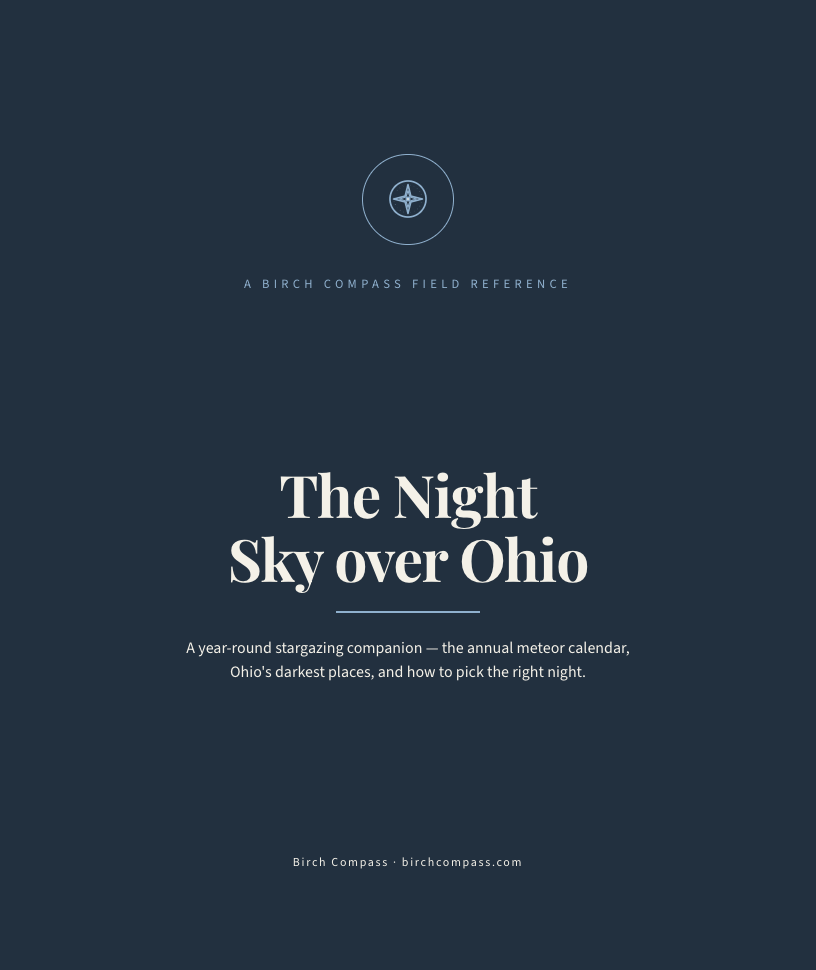 The cover of The Night Sky over Ohio