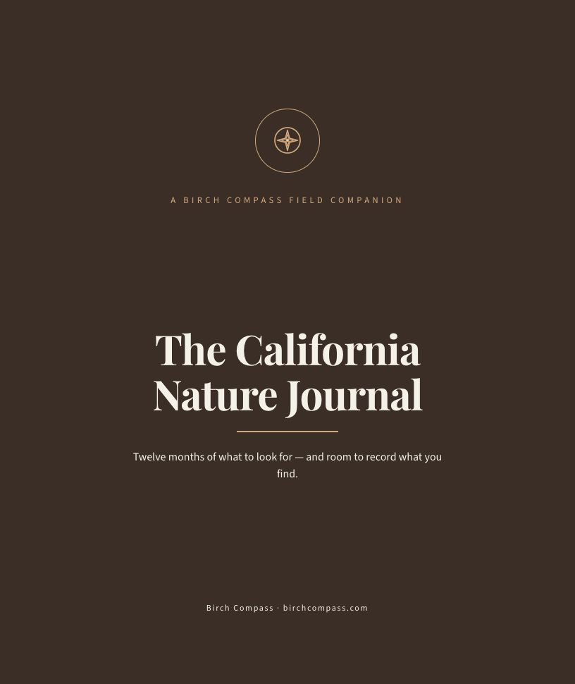 The cover of The California Nature Journal