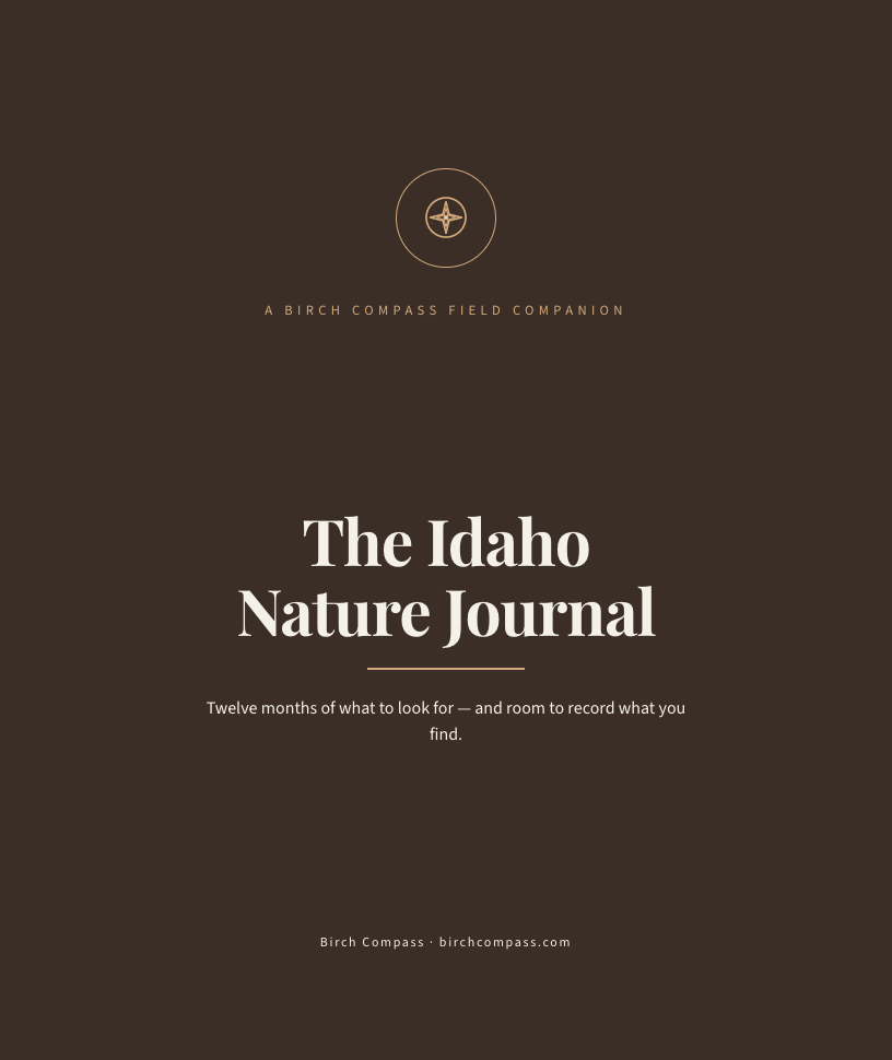 The cover of The Idaho Nature Journal