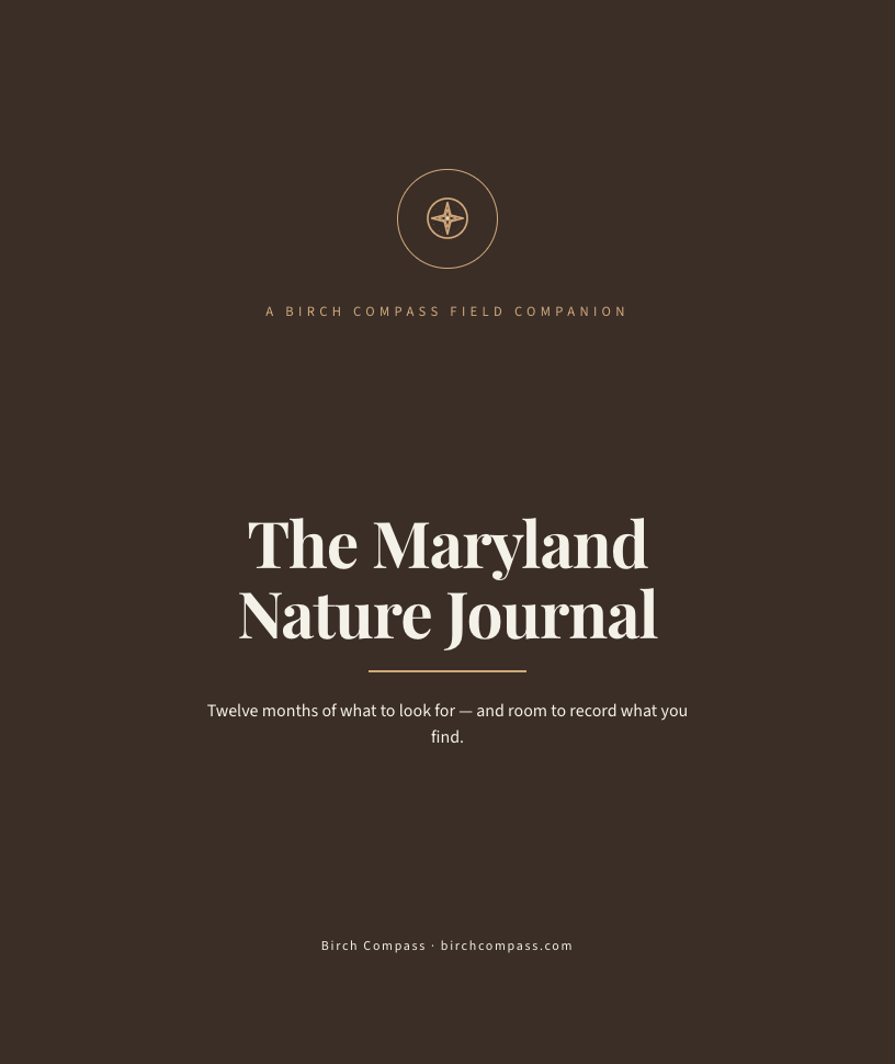 The cover of The Maryland Nature Journal