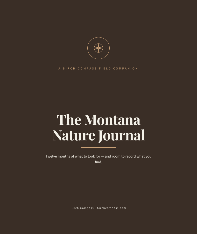 The cover of The Montana Nature Journal