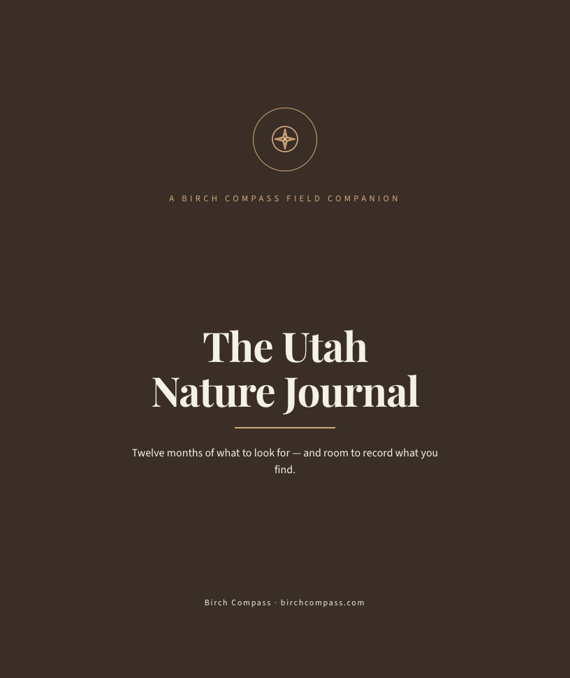 The cover of The Utah Nature Journal