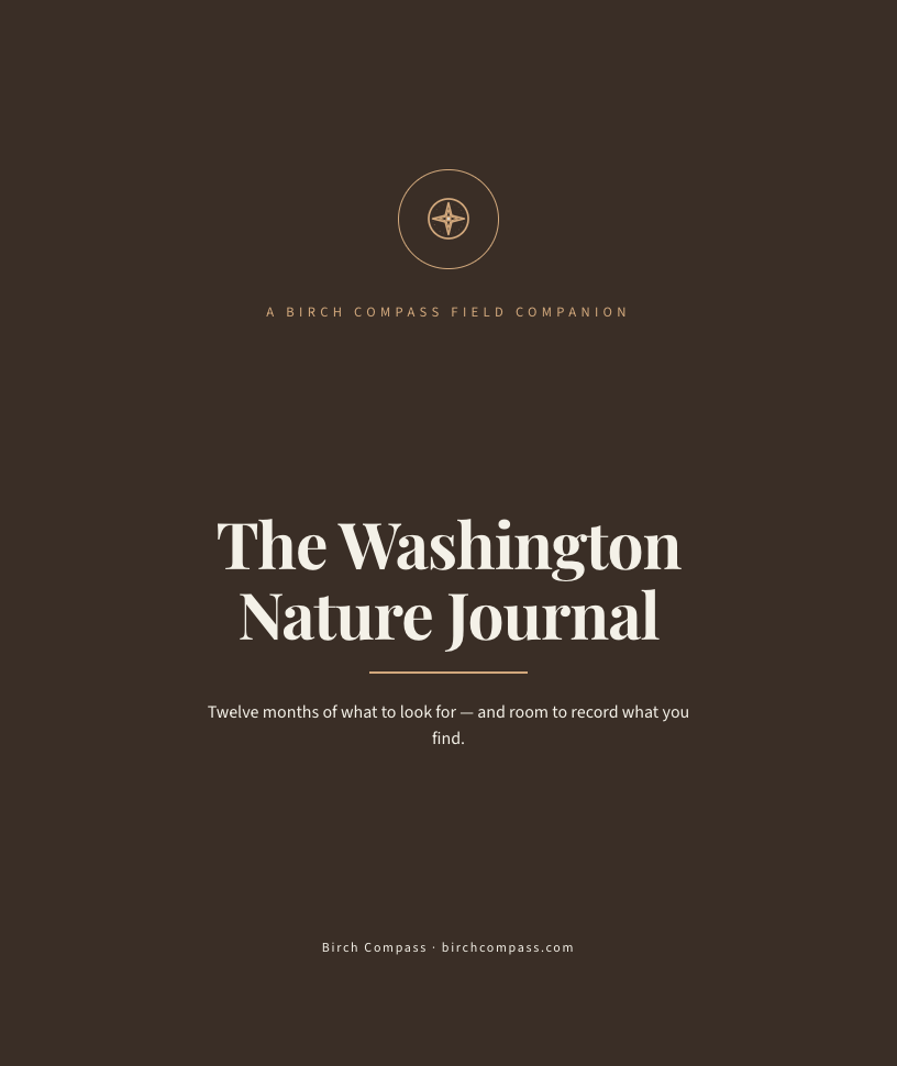 The cover of The Washington Nature Journal