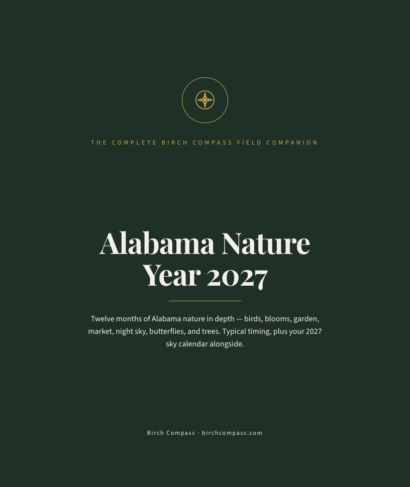 Example cover: Alabama Nature Year 2027