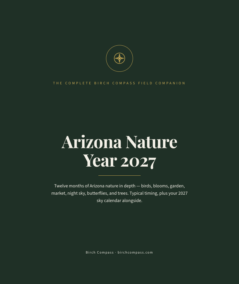 The cover of Arizona Nature Year 2027