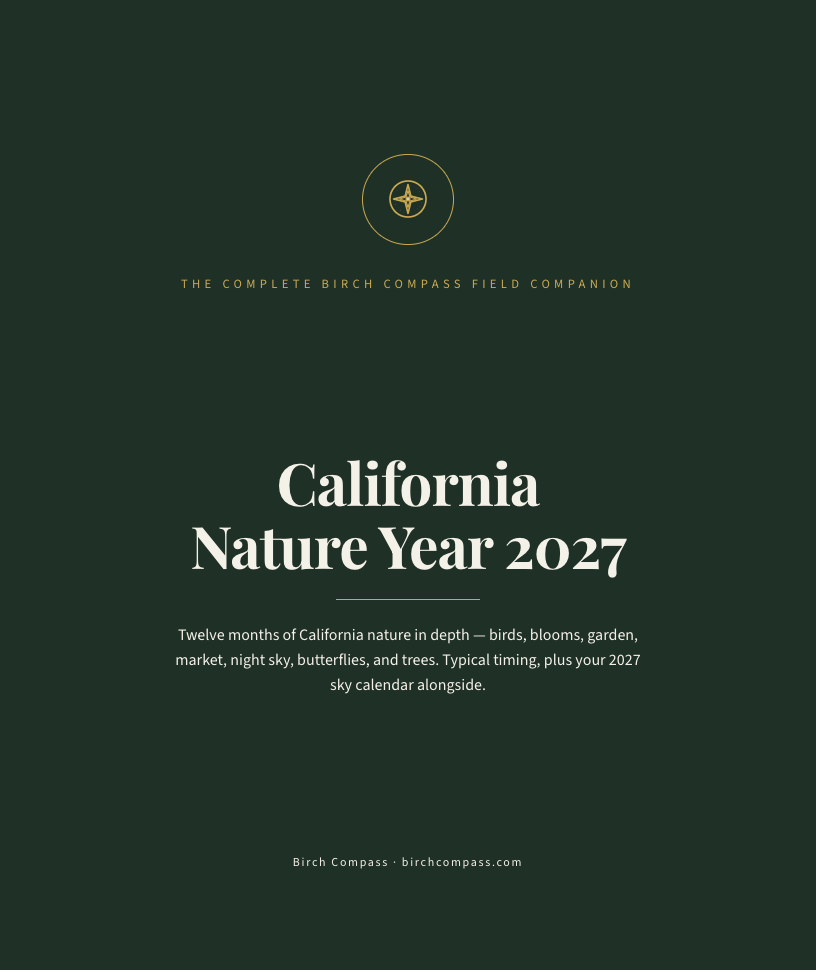 The cover of California Nature Year 2027