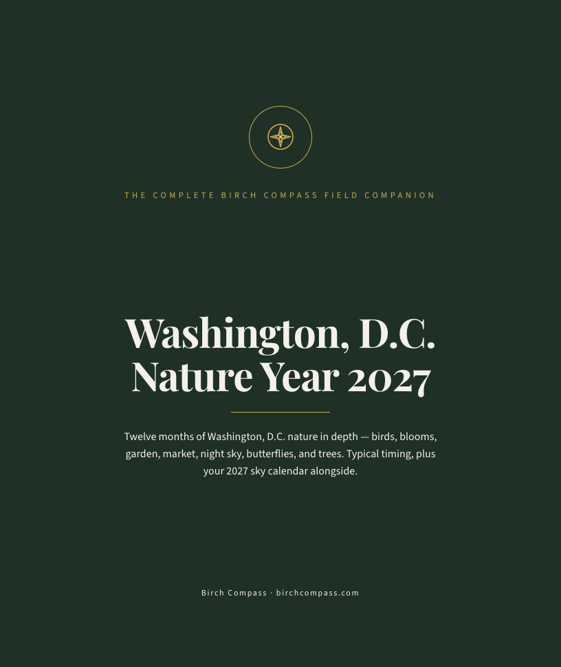 The cover of Washington, D.C. Nature Year 2027