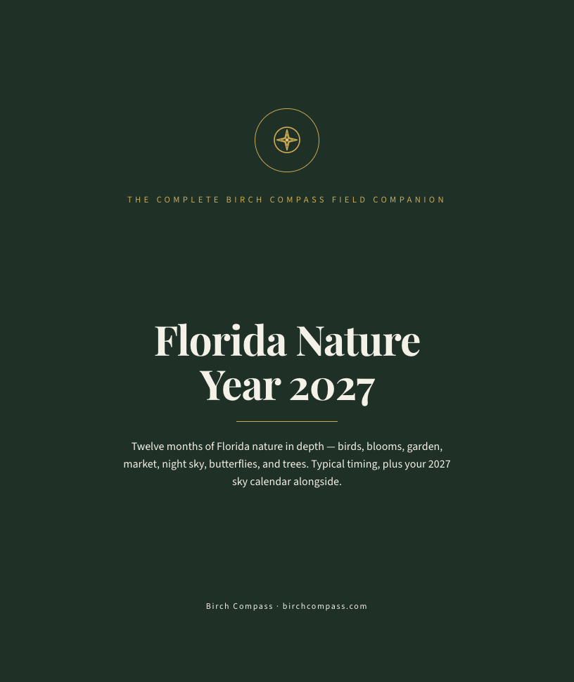 The cover of Florida Nature Year 2027
