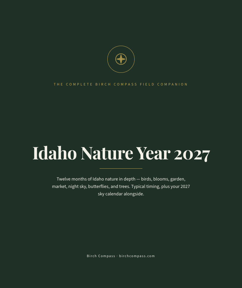The cover of Idaho Nature Year 2027