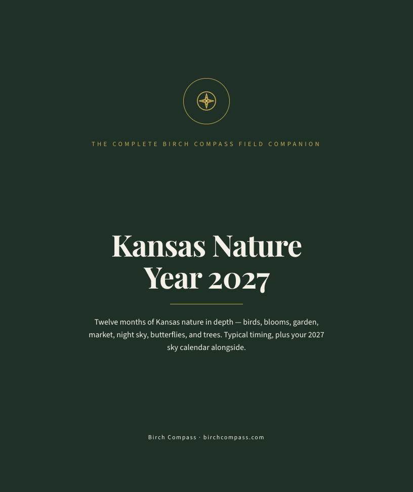 The cover of Kansas Nature Year 2027