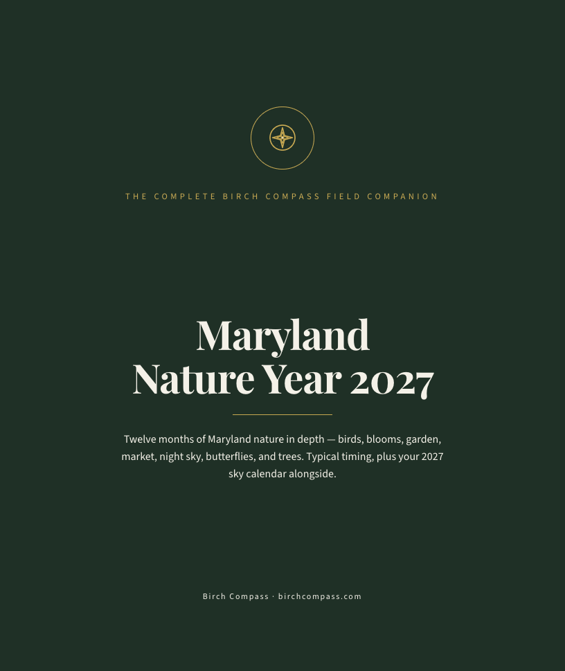 The cover of Maryland Nature Year 2027