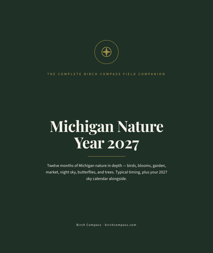 The cover of Michigan Nature Year 2027