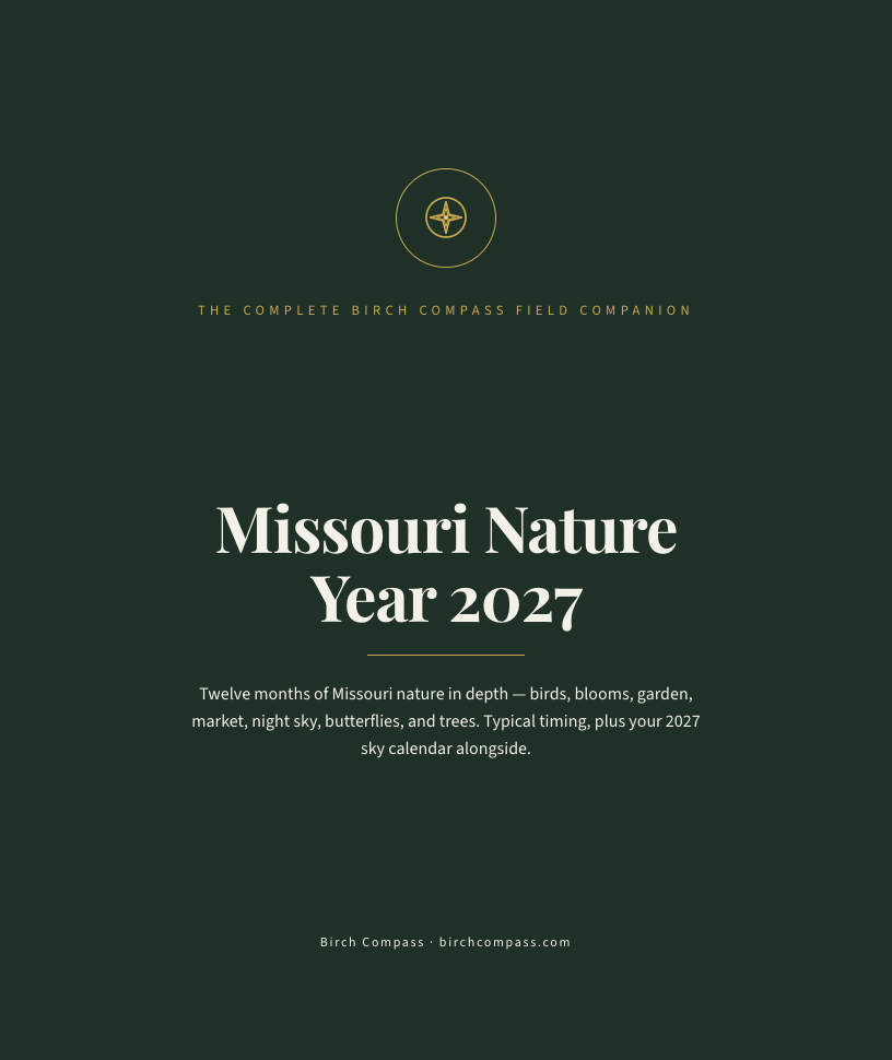 The cover of Missouri Nature Year 2027
