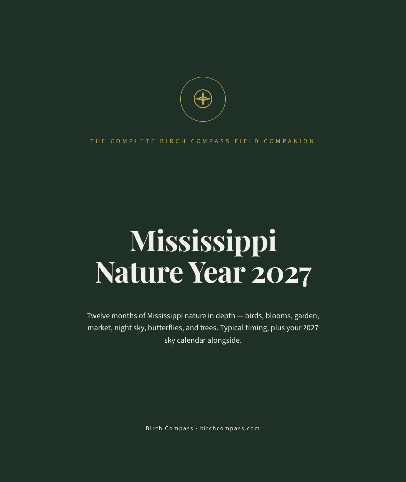 The cover of Mississippi Nature Year 2027