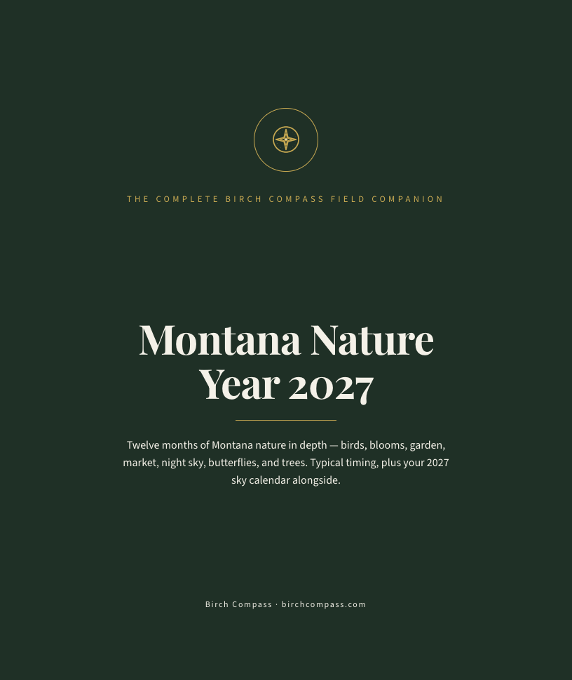 The cover of Montana Nature Year 2027