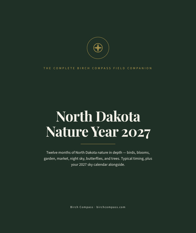 The cover of North Dakota Nature Year 2027