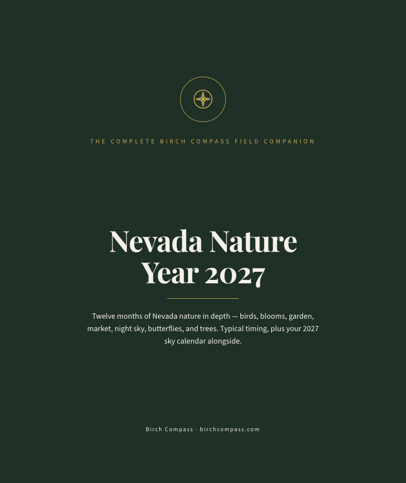 The cover of Nevada Nature Year 2027