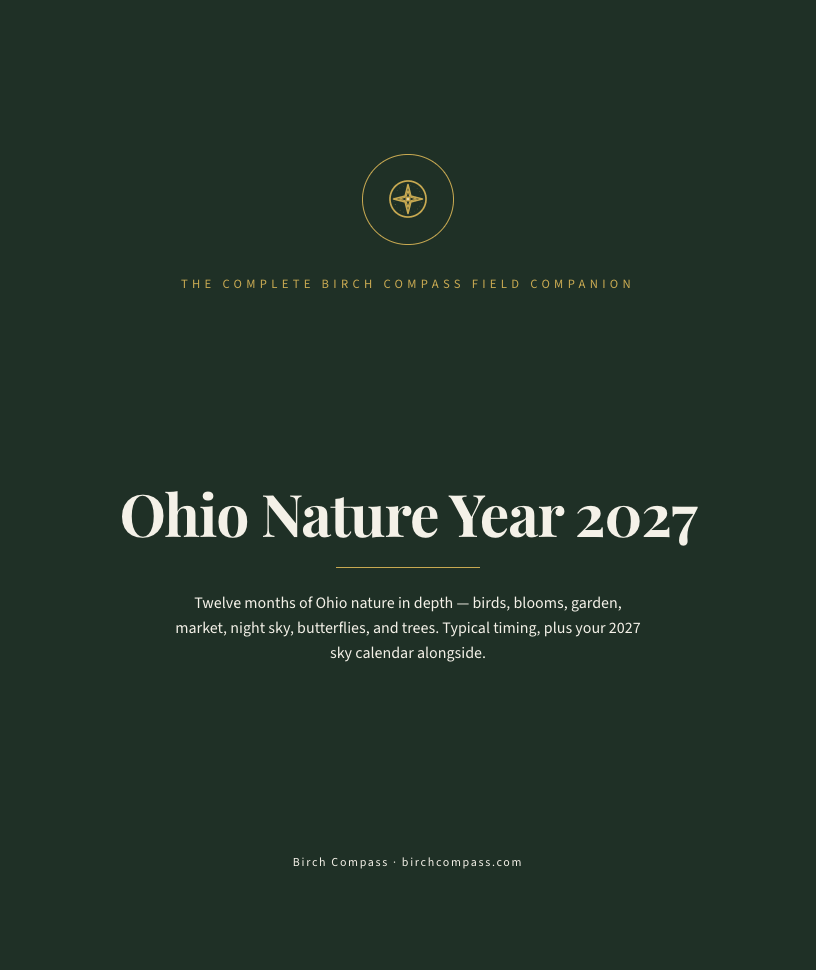 The cover of Ohio Nature Year 2027