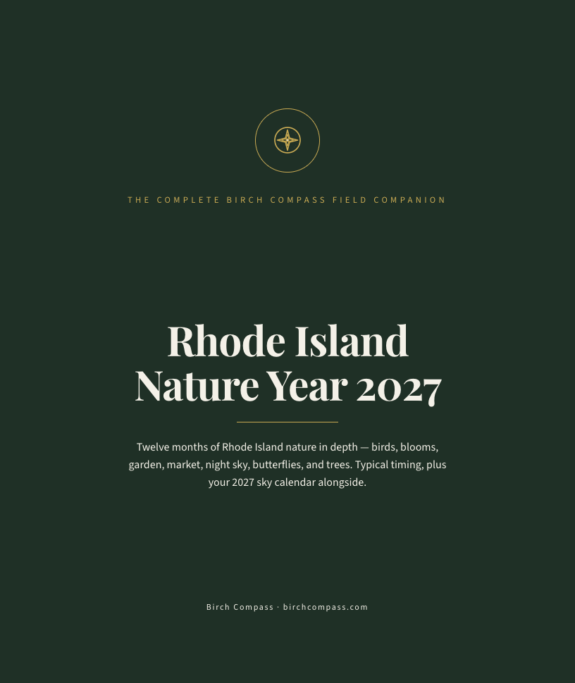 The cover of Rhode Island Nature Year 2027