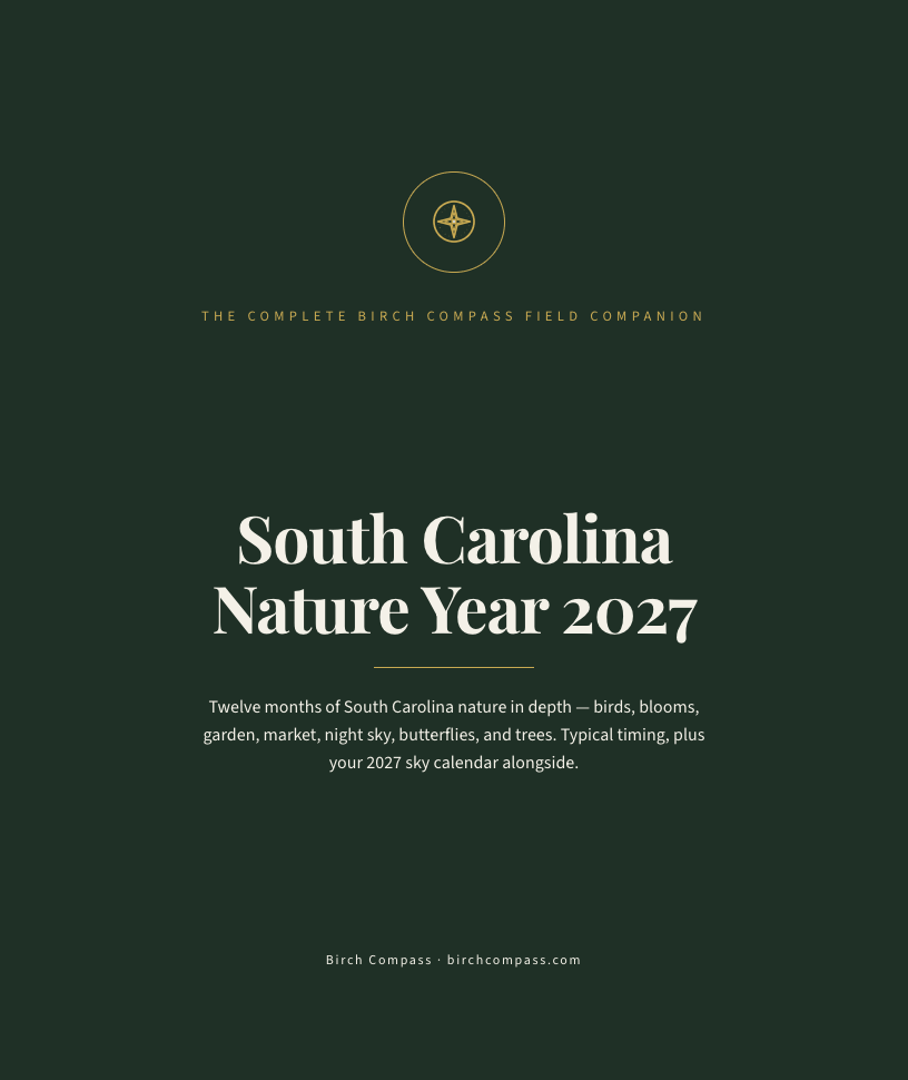 The cover of South Carolina Nature Year 2027