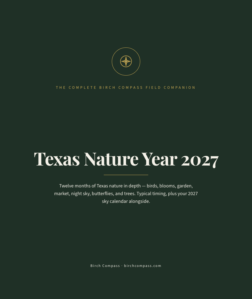 The cover of Texas Nature Year 2027