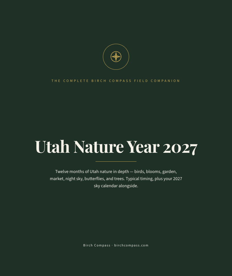 The cover of Utah Nature Year 2027